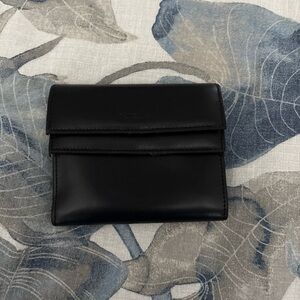Black Leather Furla Wallet